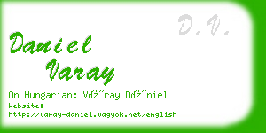 daniel varay business card